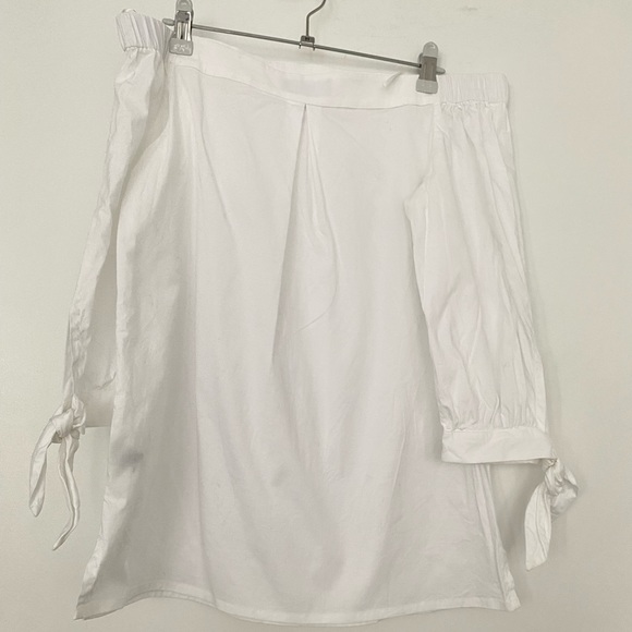 Holt Renfrew Off The Shoulder White Blouse - Picture 7 of 12